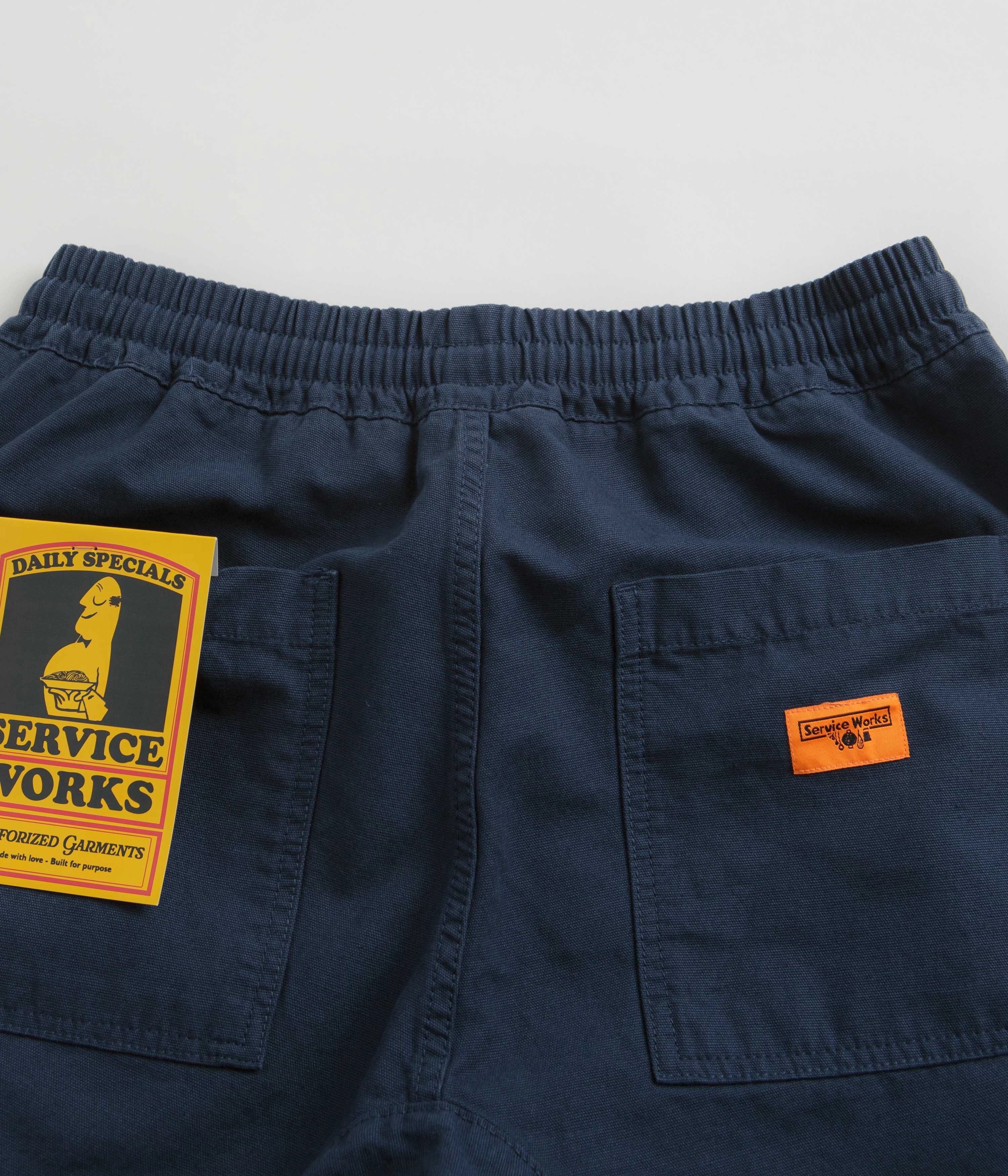 Coastal Style Service Works Classic Chef Shorts - Navy