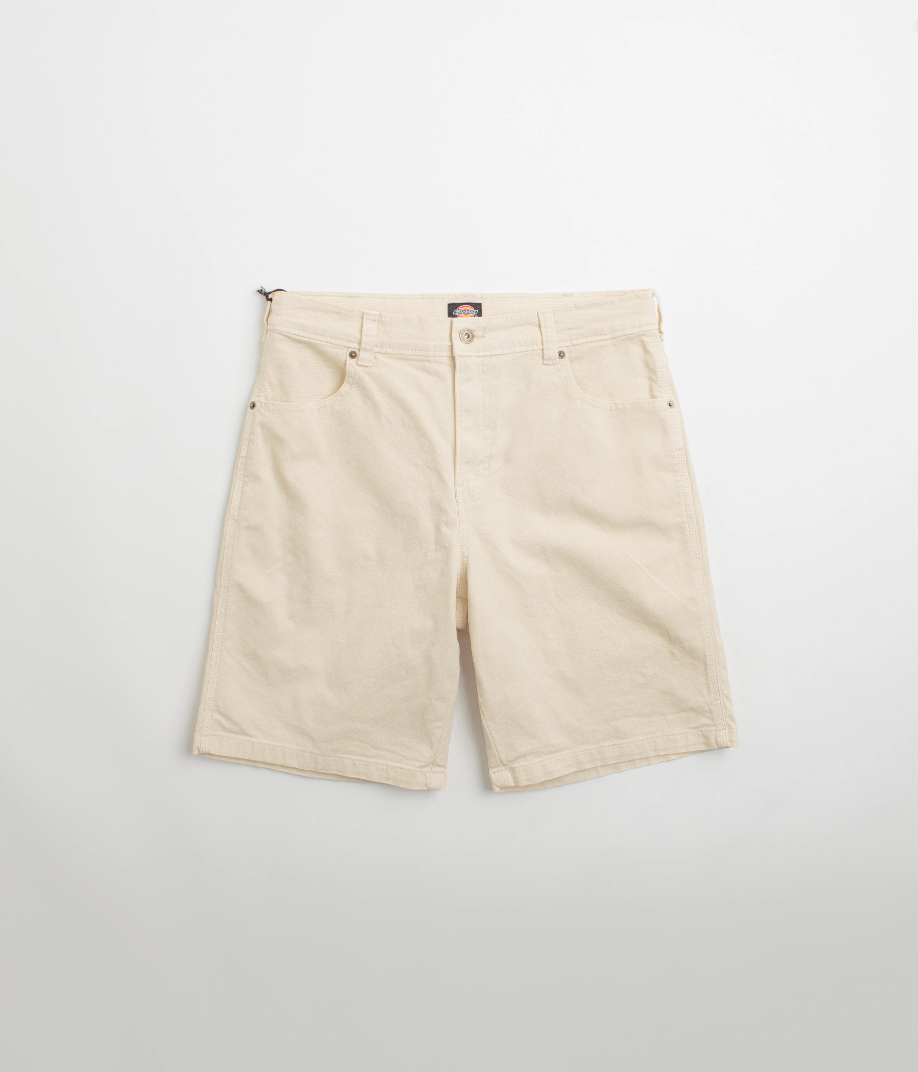 Non Binding Waistline Eye-catching Design Dickies River Ranch Work Shorts - Whitecap Grey
