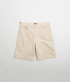 Non Binding Waistline Eye-catching Design Dickies River Ranch Work Shorts - Whitecap Grey