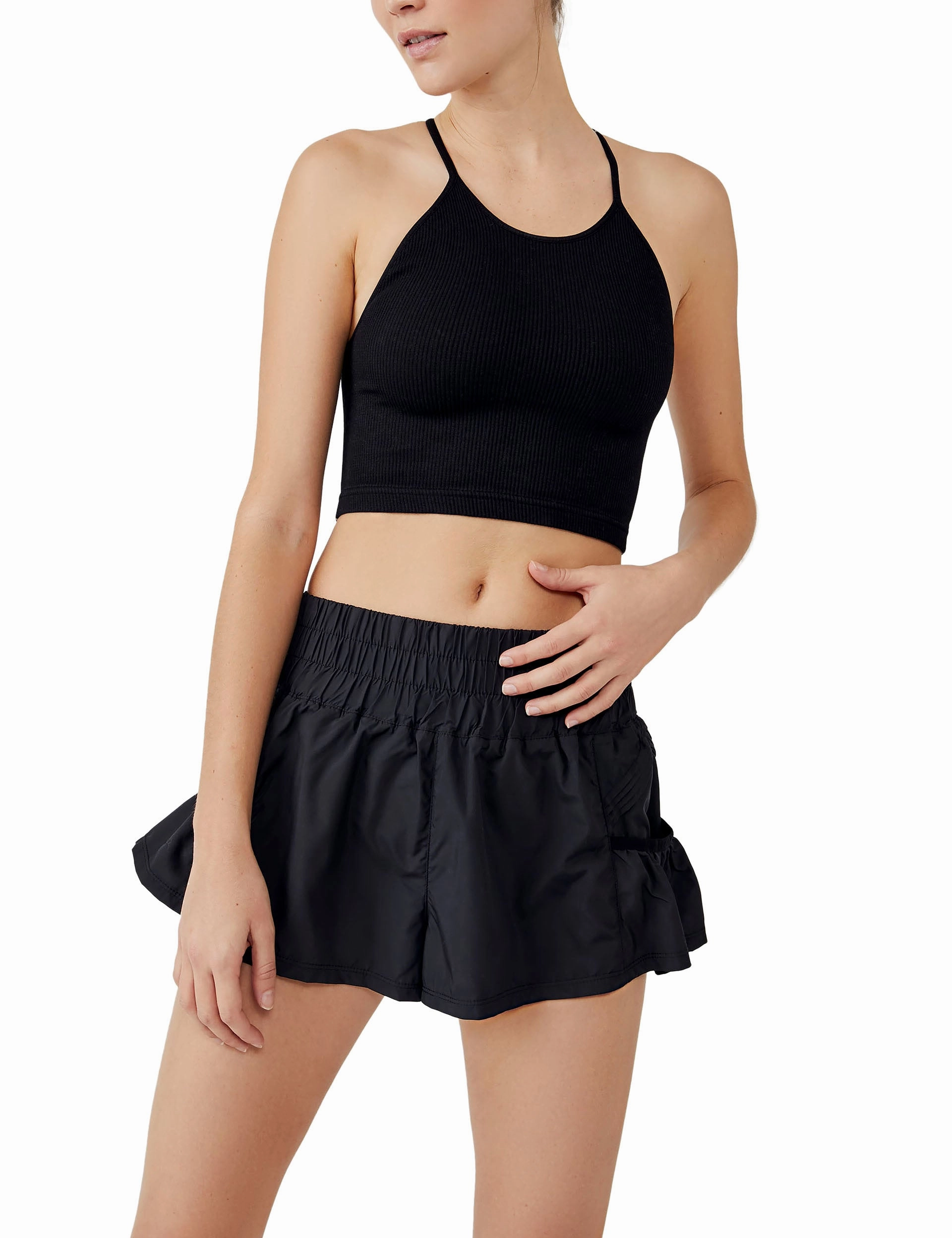 Cool Breeze Get Your Flirt On Shorts - Black