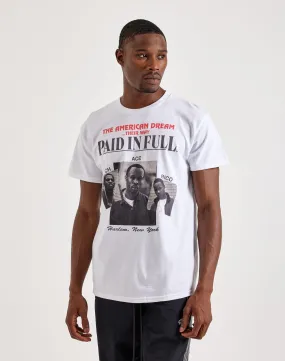 AntiPillingTechnology DoubleStitched Goodie Two Sleeves Paid In Full American Dream Tee