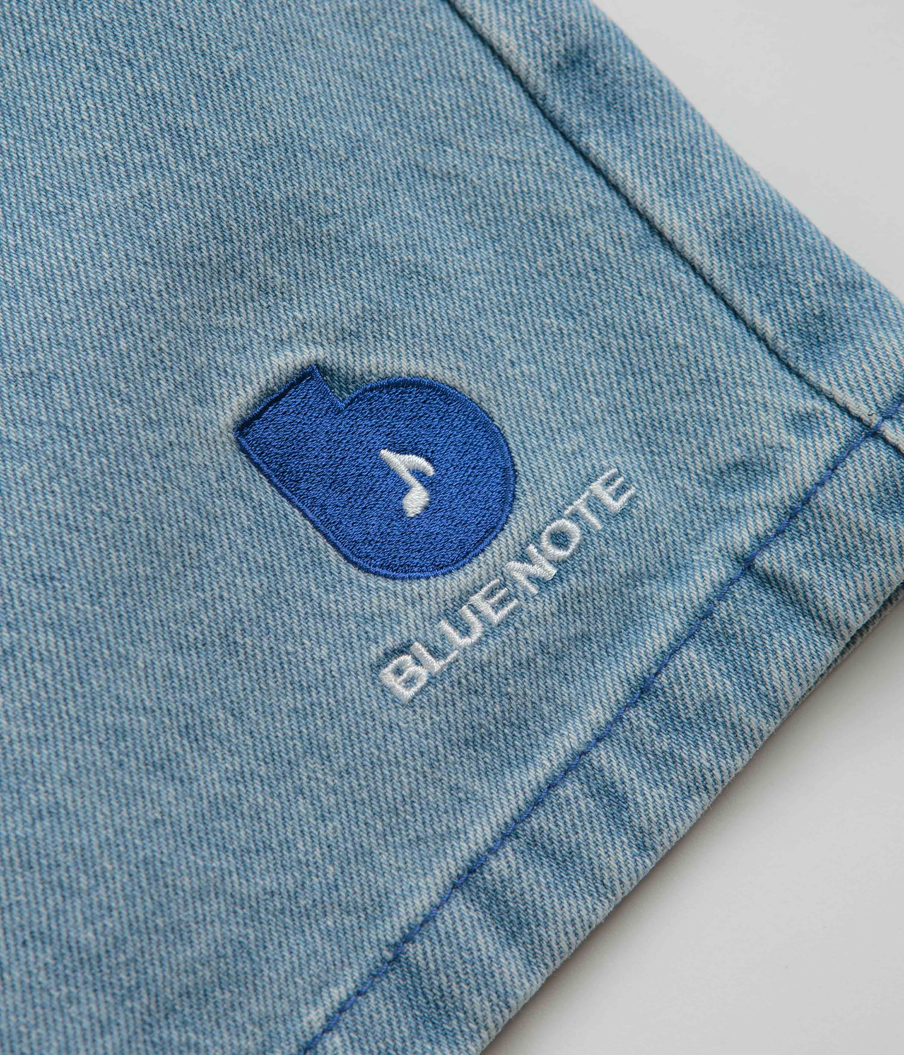 Butter Goods x Blue Note Pleated Denim Shorts - Washed Indigo Quick Release Buckle Sport Mood