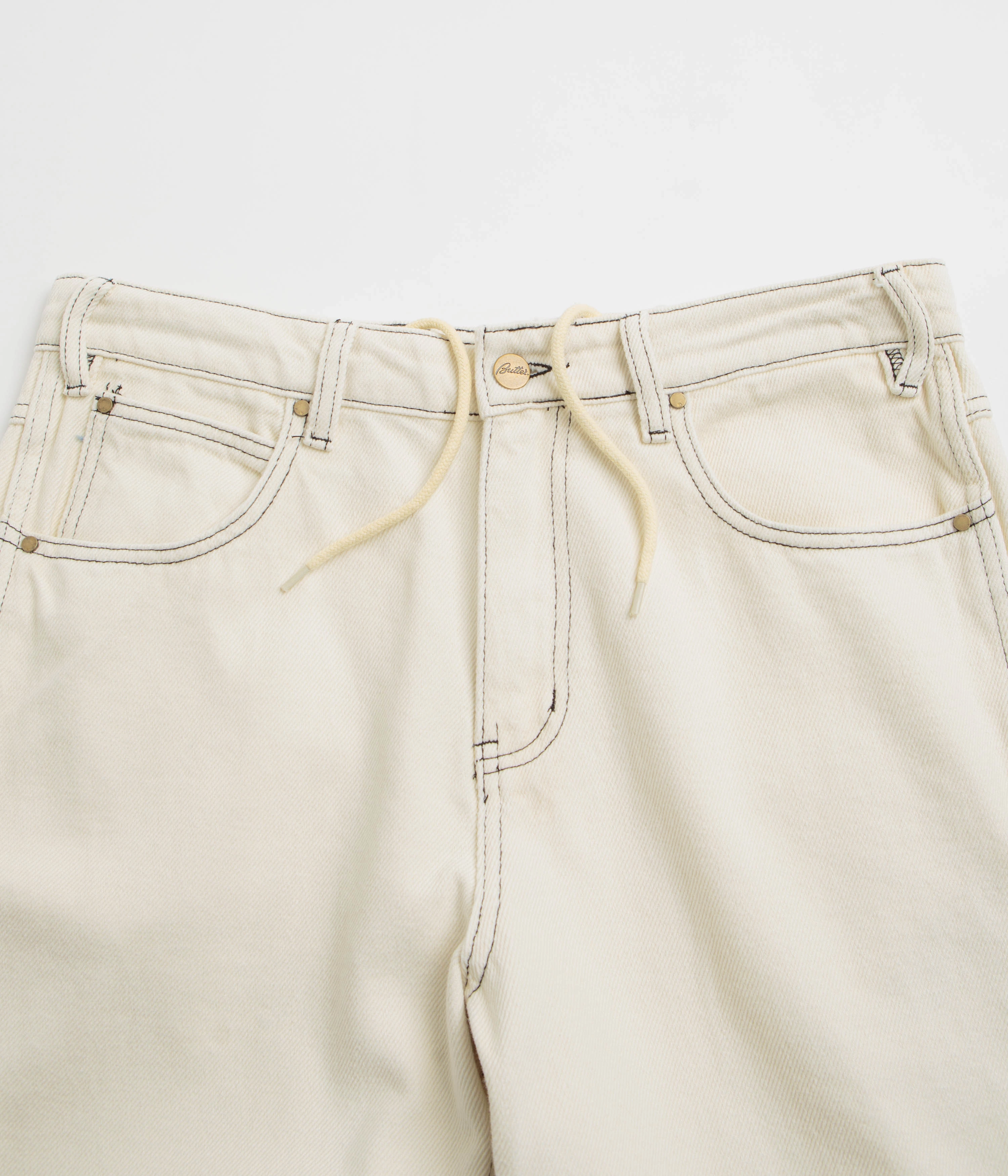 Butter Goods Art Jeans - Bone Cropped hem