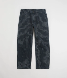 by Parra Meandering Pants - Navy Blue Premium Stretch