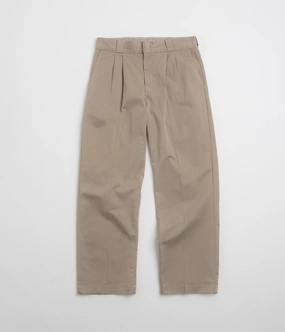 Dickies Unionville Pleated Work Pants - Desert Sand Functional Waist Freedom Motion