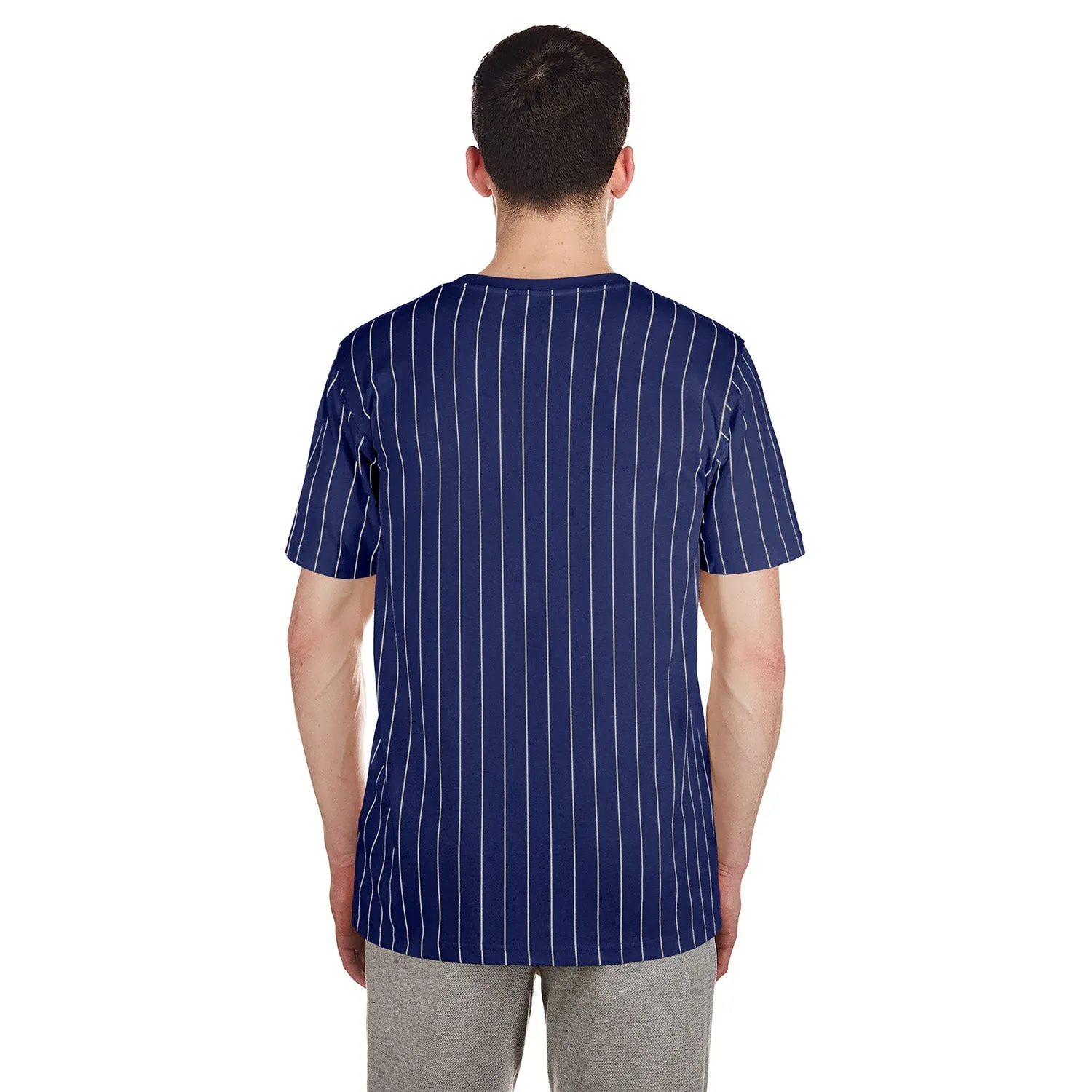 Thick Glow Dodgers Chrome Pinstripe Tee - Mens