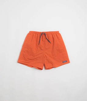 No Slip Grip Patagonia Baggies 5" Shorts - Pollinator Orange