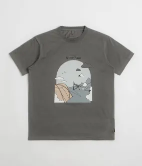 Tassel accents sports event Snow Peak Camping Graphic T-Shirt - Grey