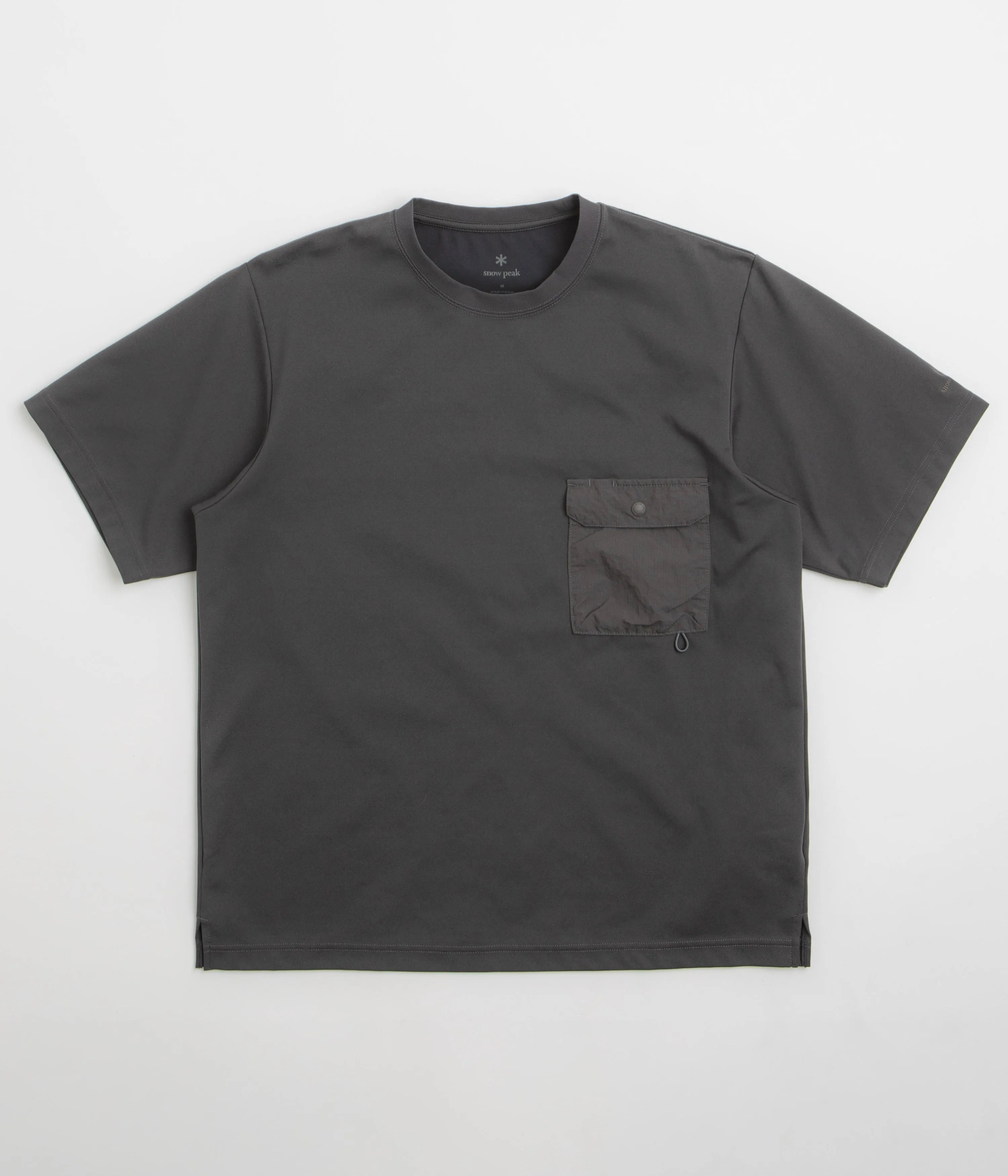 Trendy Fashion Contemporary Design Snow Peak Insect Shield T-Shirt - Charcoal