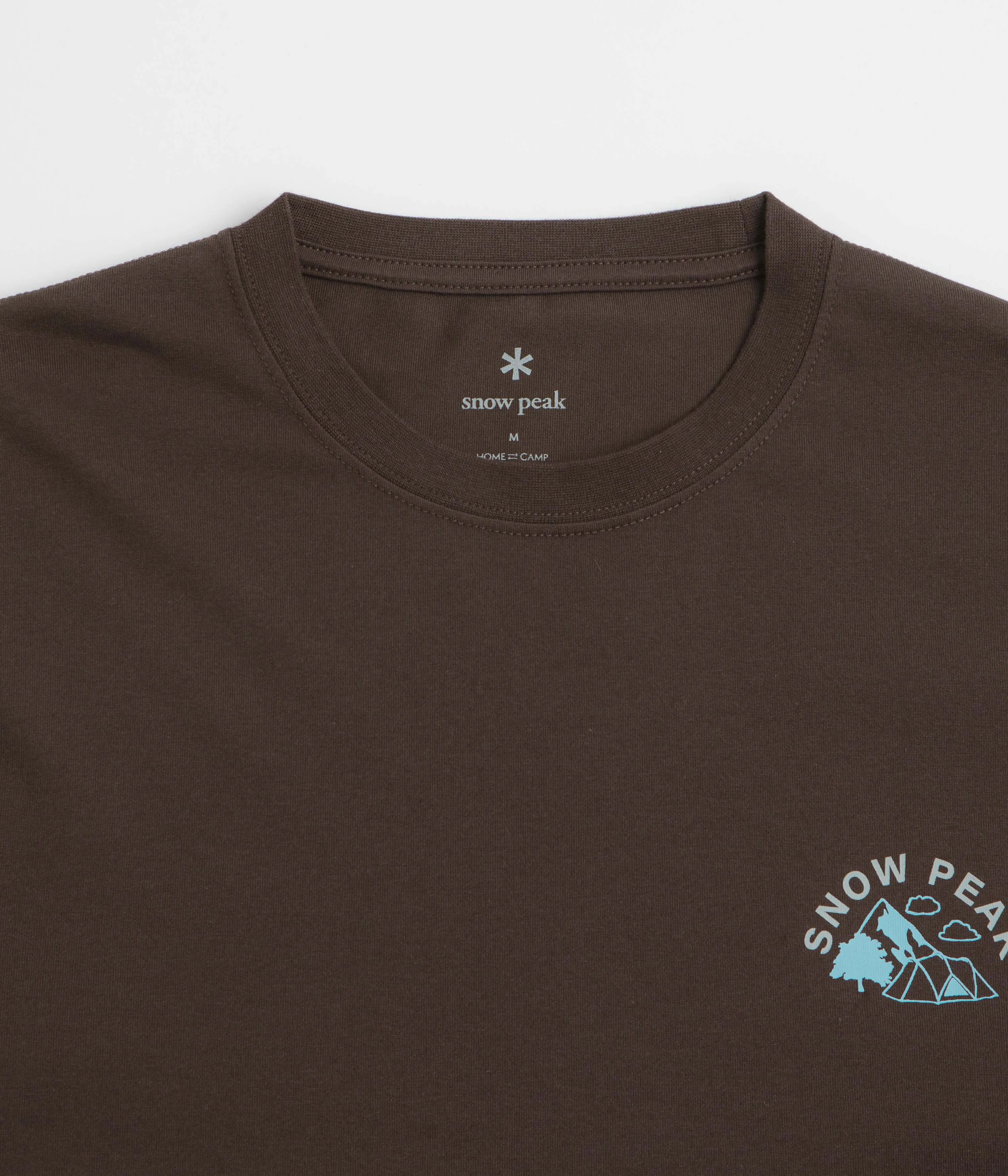 nursing clothes tall size Snow Peak Living With Nature Long Sleeve T-Shirt - Dark Brown