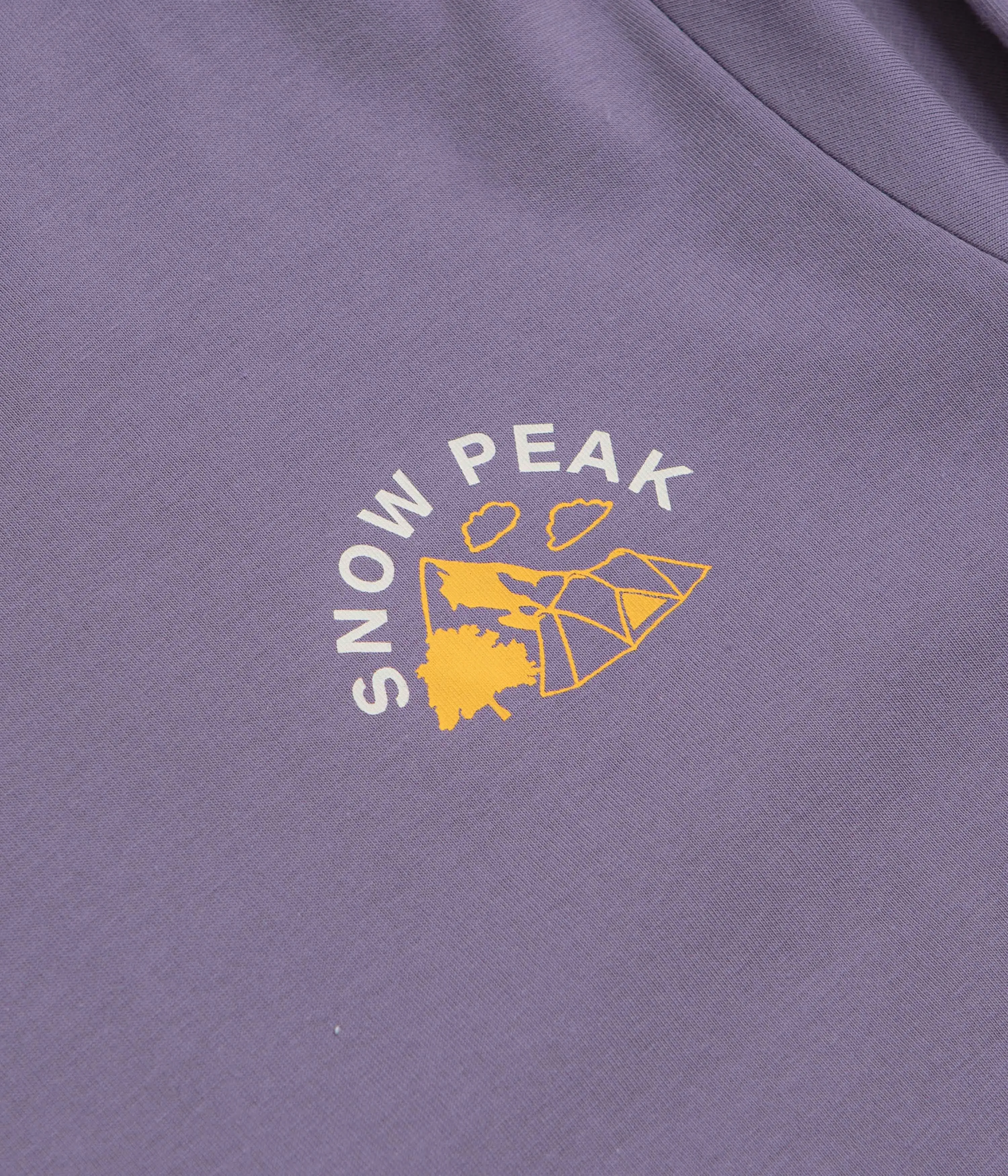 Snow Peak Living With Nature Long Sleeve T-Shirt - Purple Best-selling