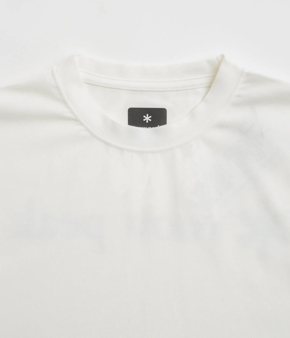 Minimalist Design boat event Snow Peak NSD Back Logo T-Shirt - Off White