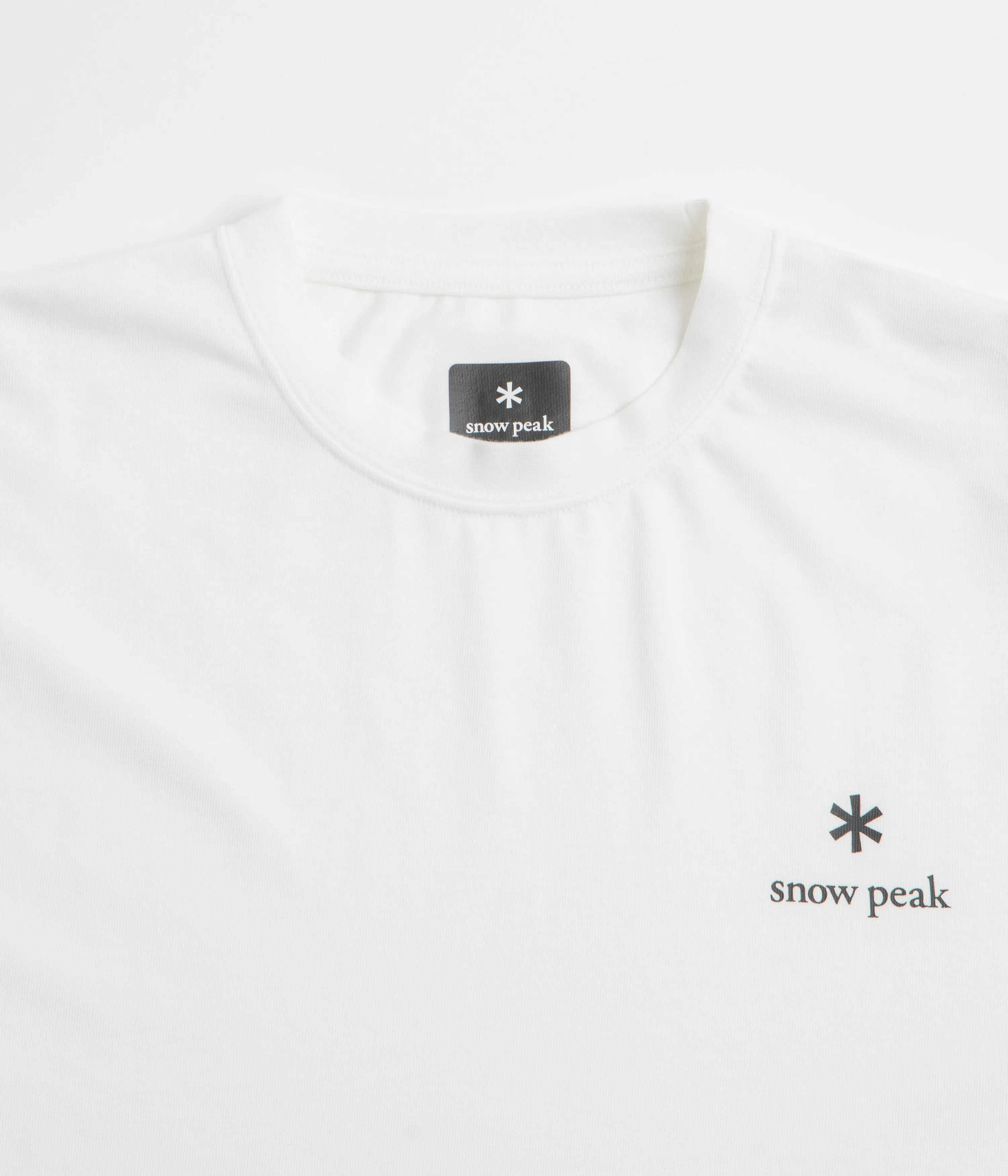 Snow Peak NSD Logo Long Sleeve T-Shirt - Off White Lounge Wear