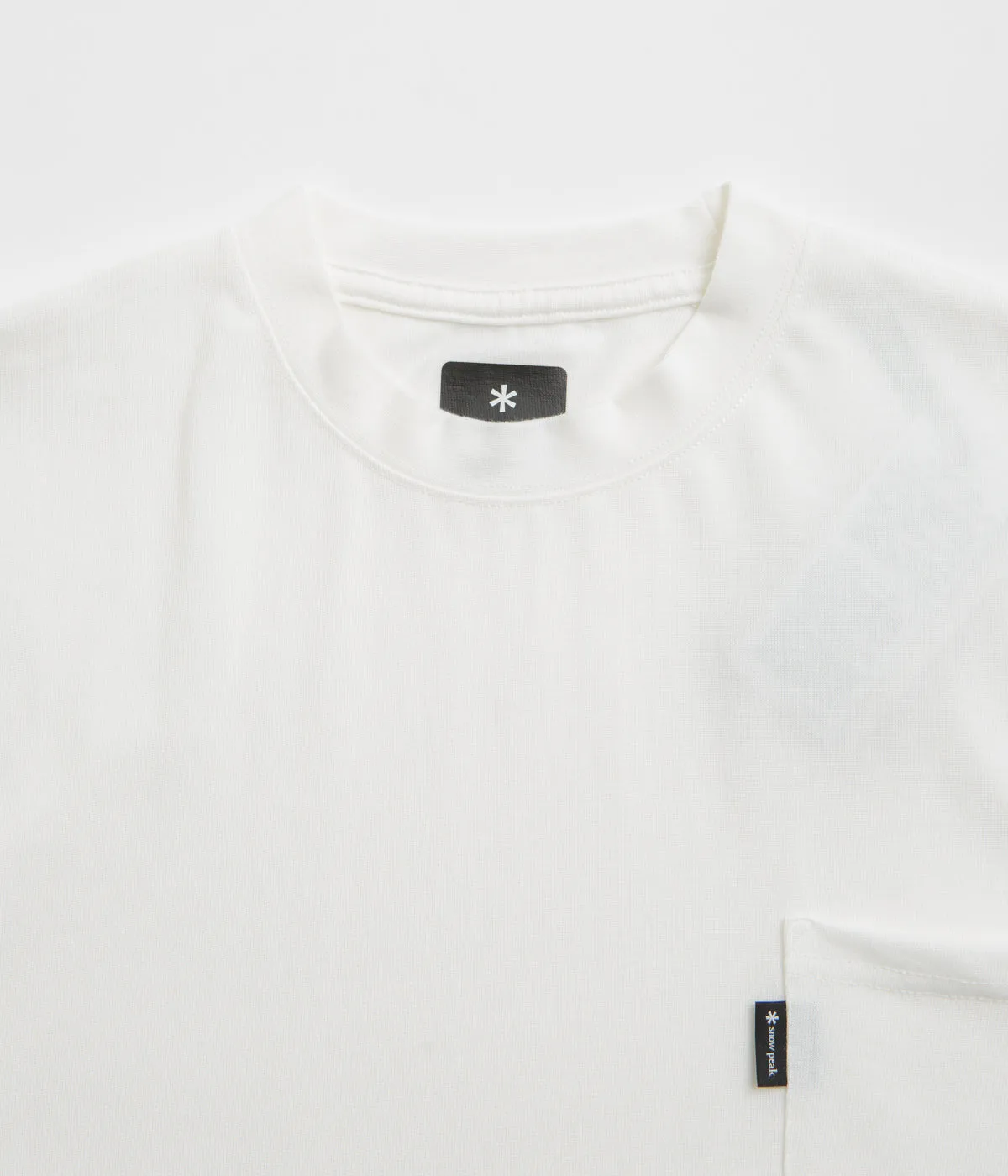 Snow Peak NSD Pocket T-Shirt - Off White Camouflage Print earthy colors