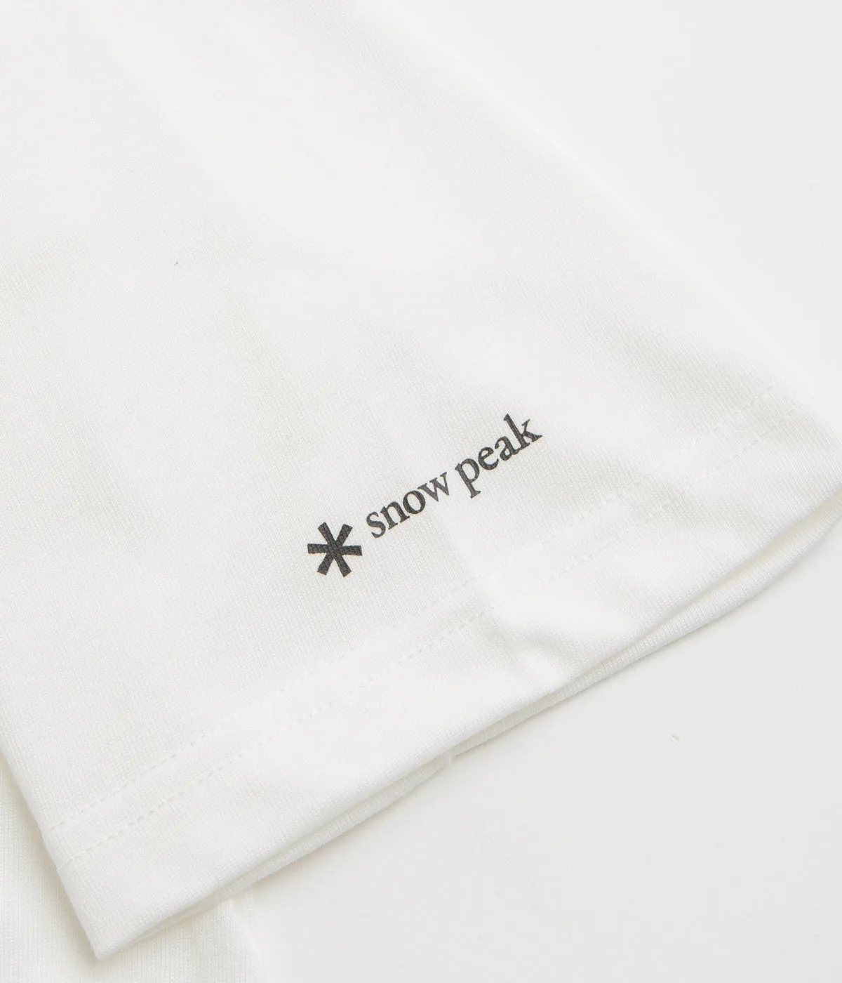 Snow Peak NSD Pocket T-Shirt - Off White Minimalist Pocket Placement