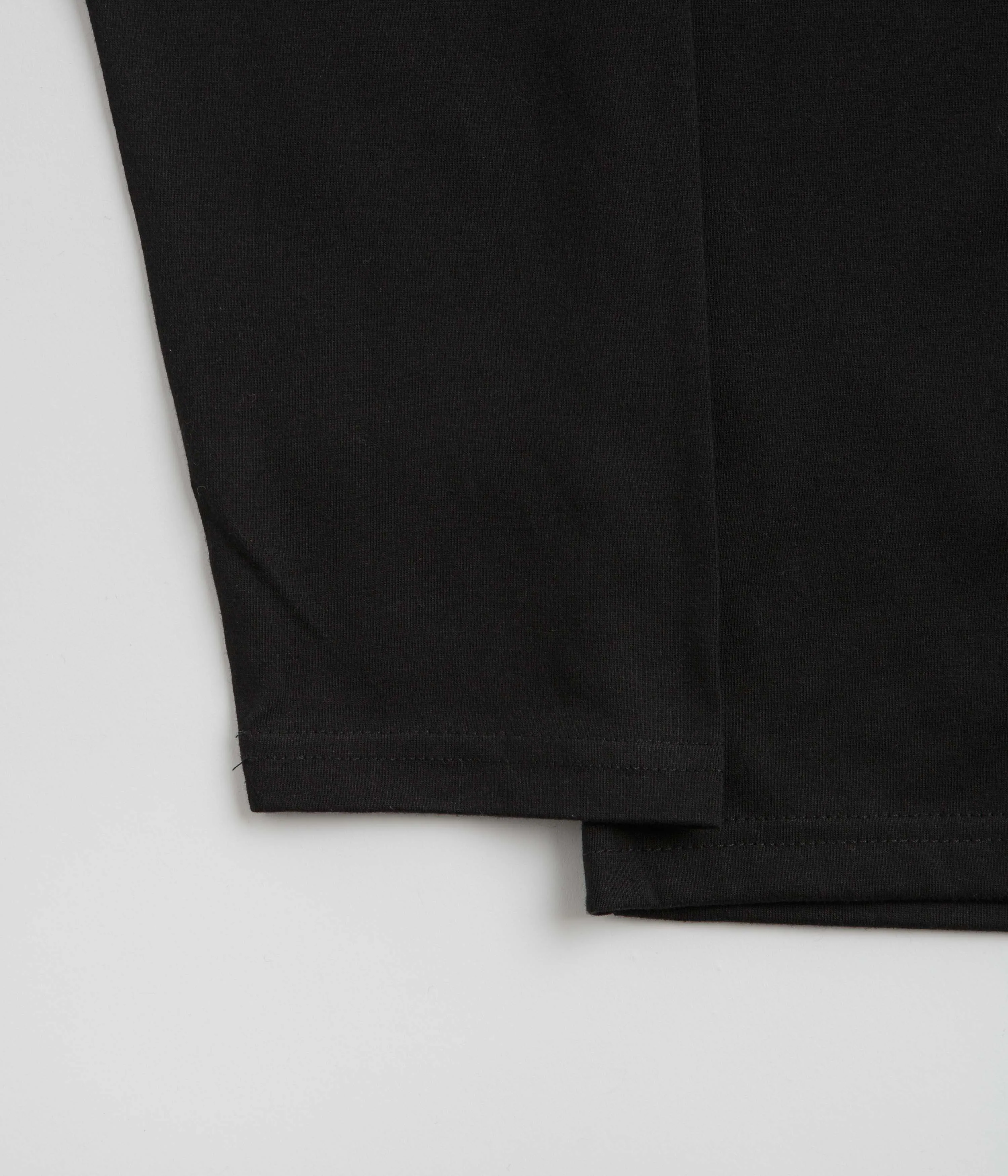 daily life Snow Peak Onepoint Logo Long Sleeve T-Shirt - Black