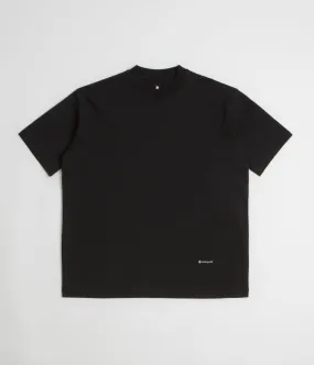 outdoor climate garden venue Snow Peak Organic Cotton Mercerized T-Shirt - Black