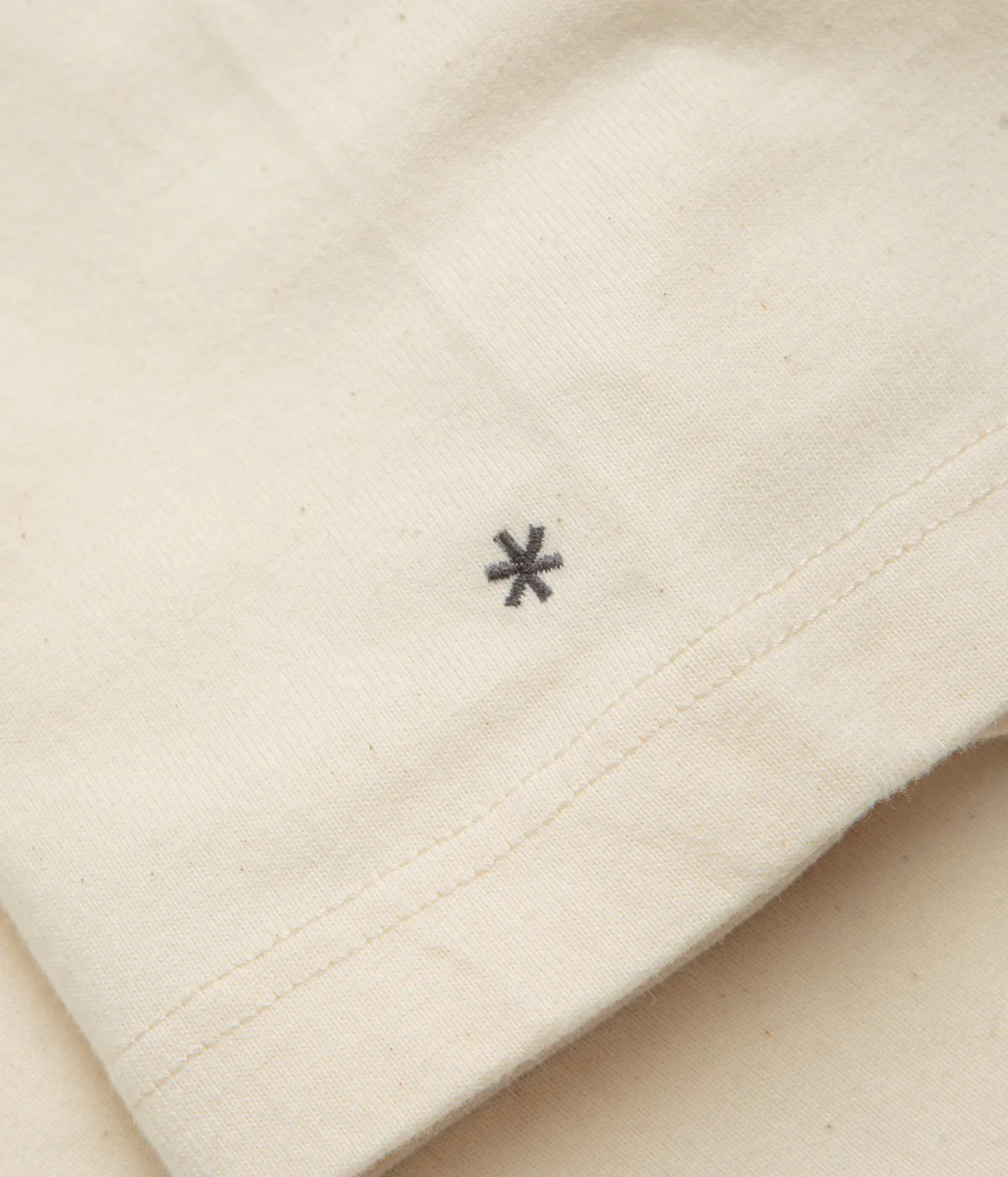 park venue Indoor Snow Peak Recycled Cotton Heavy Mockneck T-Shirt - Ecru