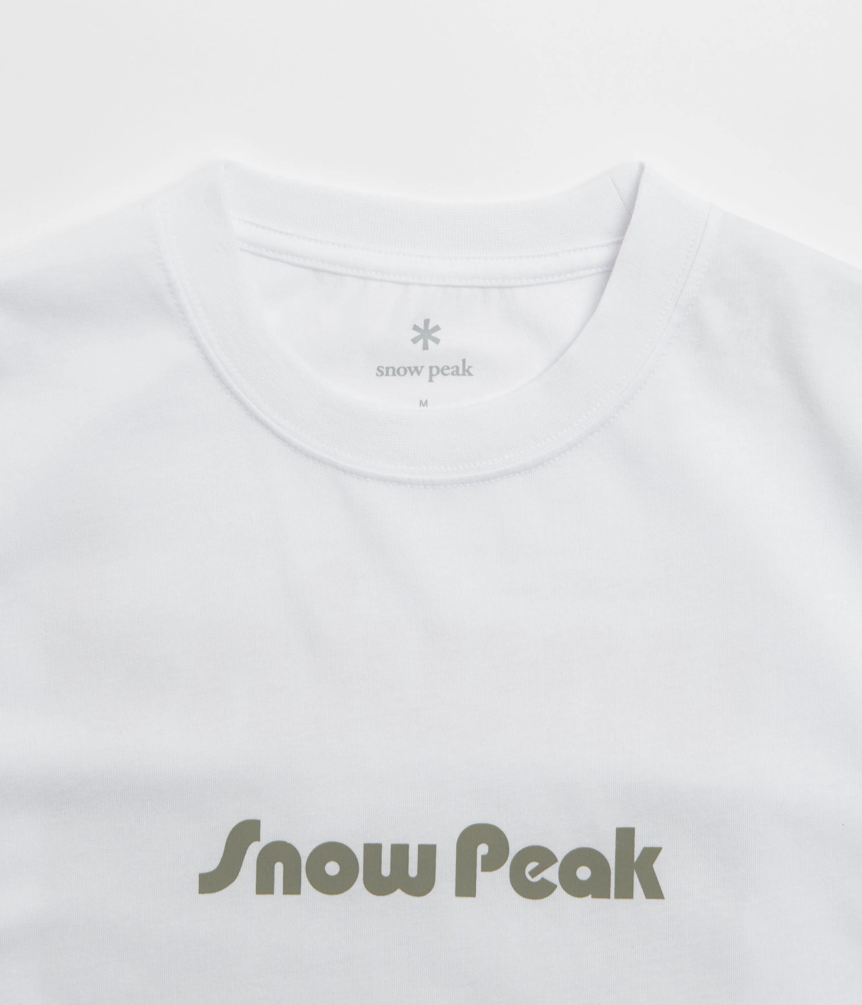 Quick Drying Snow Peak Unwind T-Shirt - White