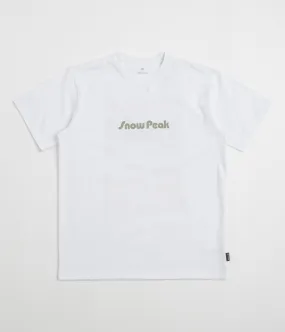 Snow Peak Unwind T-Shirt - White vintage