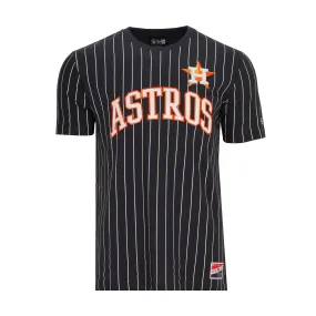 Astros Chrome Pinstripe Tee - Mens MultiPocket System ThermalRegulatingFabric