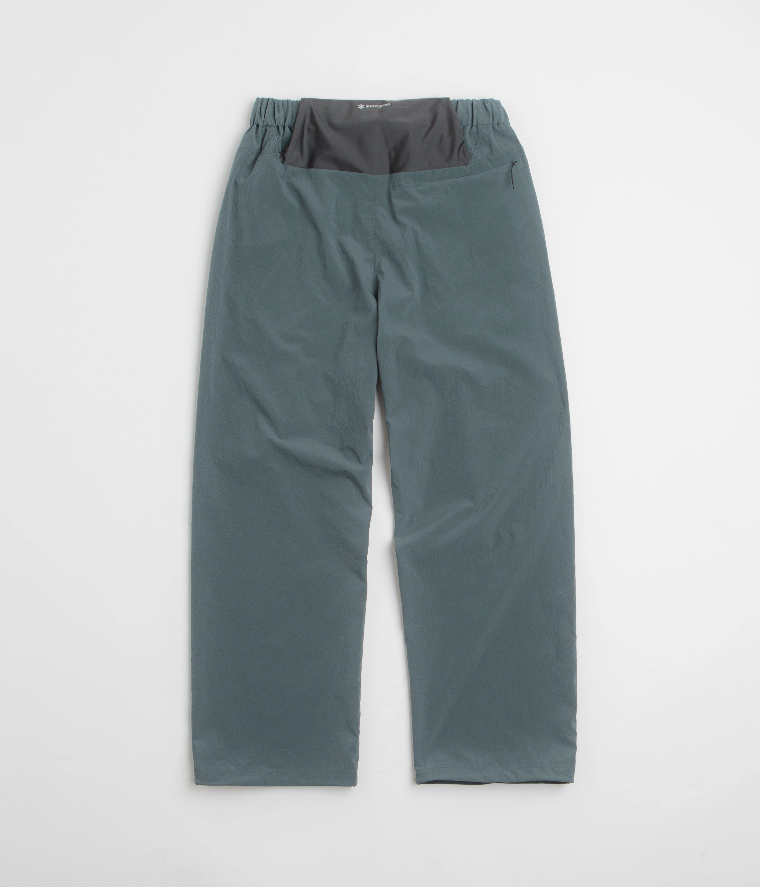 Snow Peak Breathable Quick Dry Active Pants - Blue Cuffed hem Adjustable loop