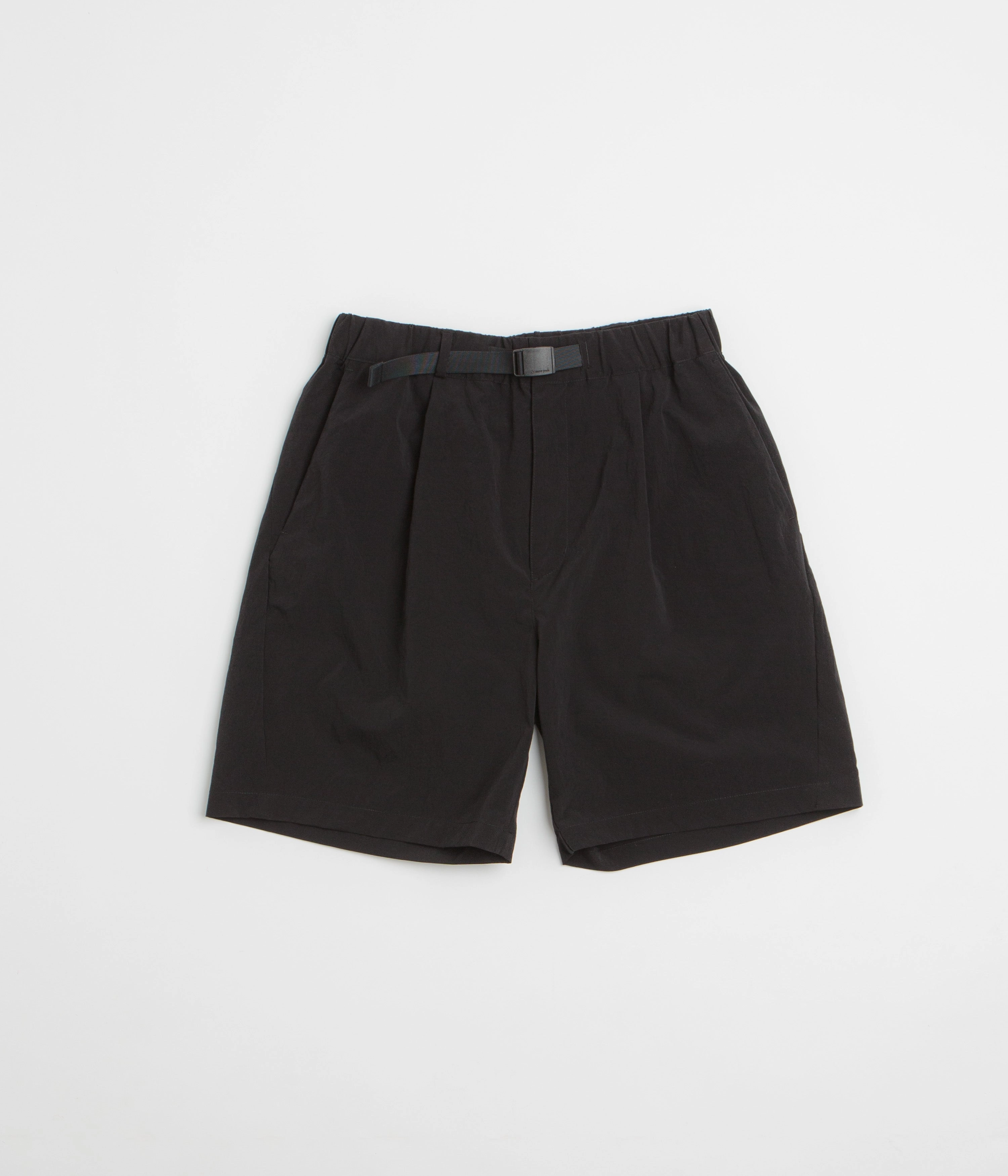 Anti Static Treatment Snow Peak Breathable Quick Dry Shorts - Black