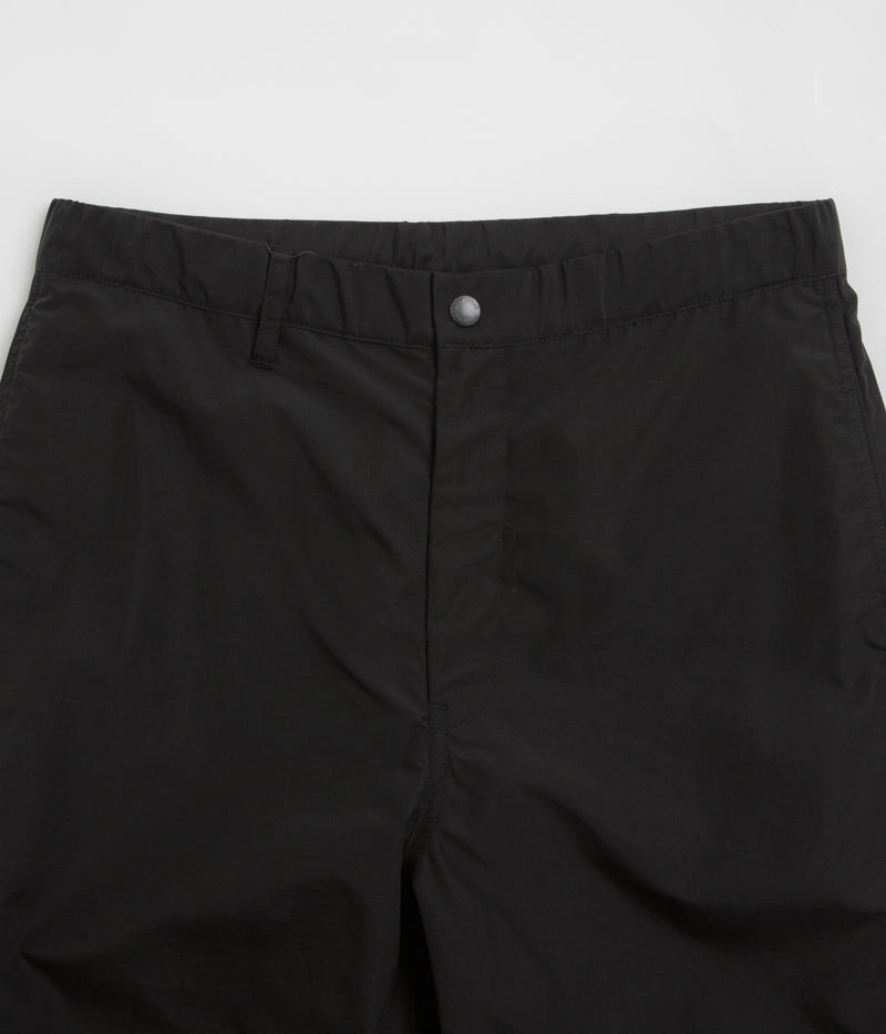 Sporty Touch Sweat Resistant Snow Peak Light Mountain Cloth Pants - Black