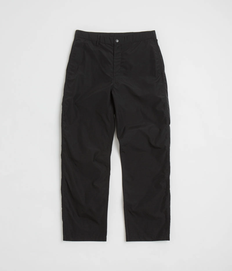 Non Binding Cuffs Snow Peak Light Mountain Cloth Pants - Black