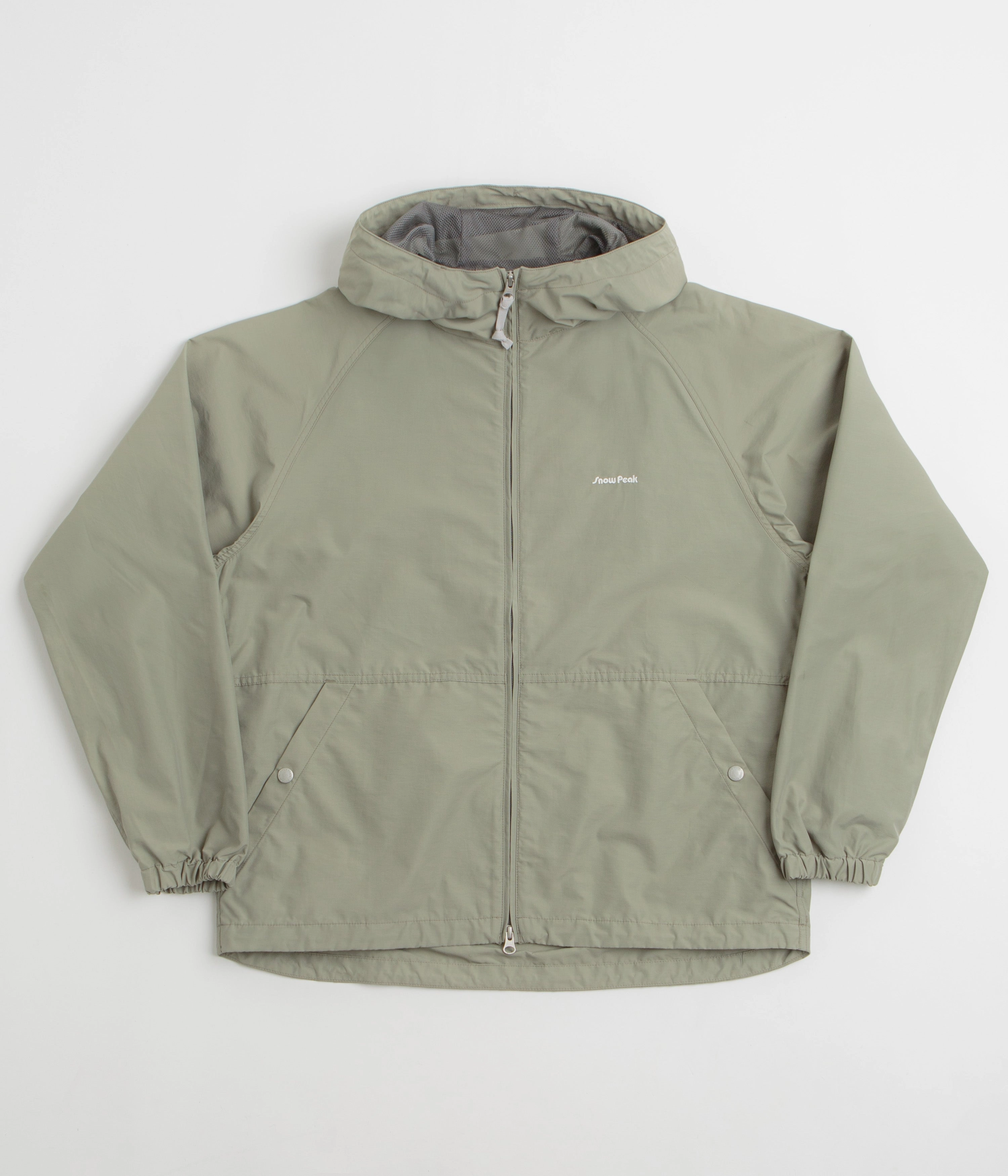 Snow Peak Light Mountain Cloth Zip Up Parka - Beige Travel Ease