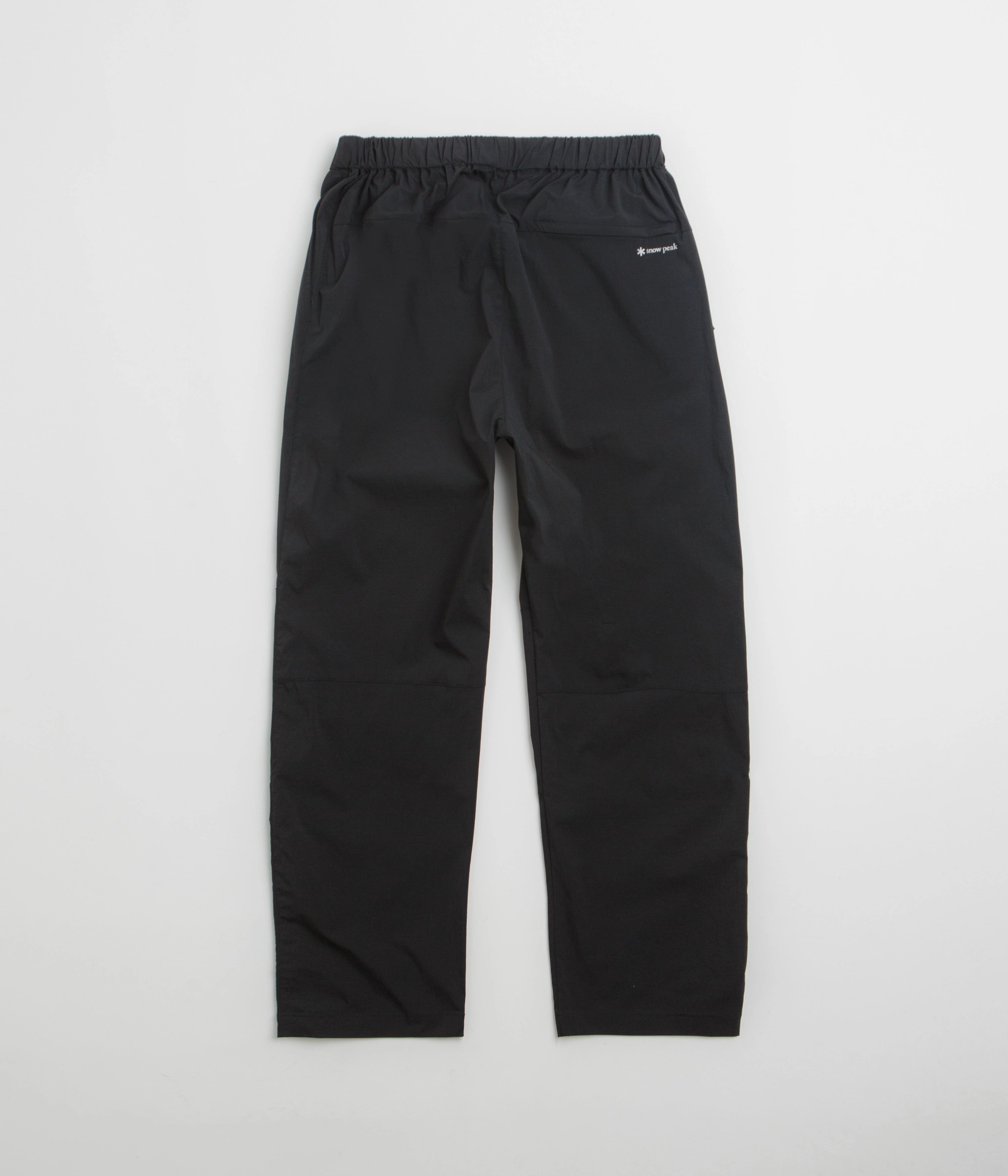 Snow Peak NSD Utility Pants - Black Anti Static Finish Trendy Waist