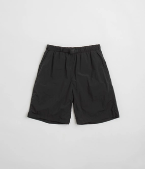 Simple Style Snow Peak Nylon Tussah 2Way Shorts - Black