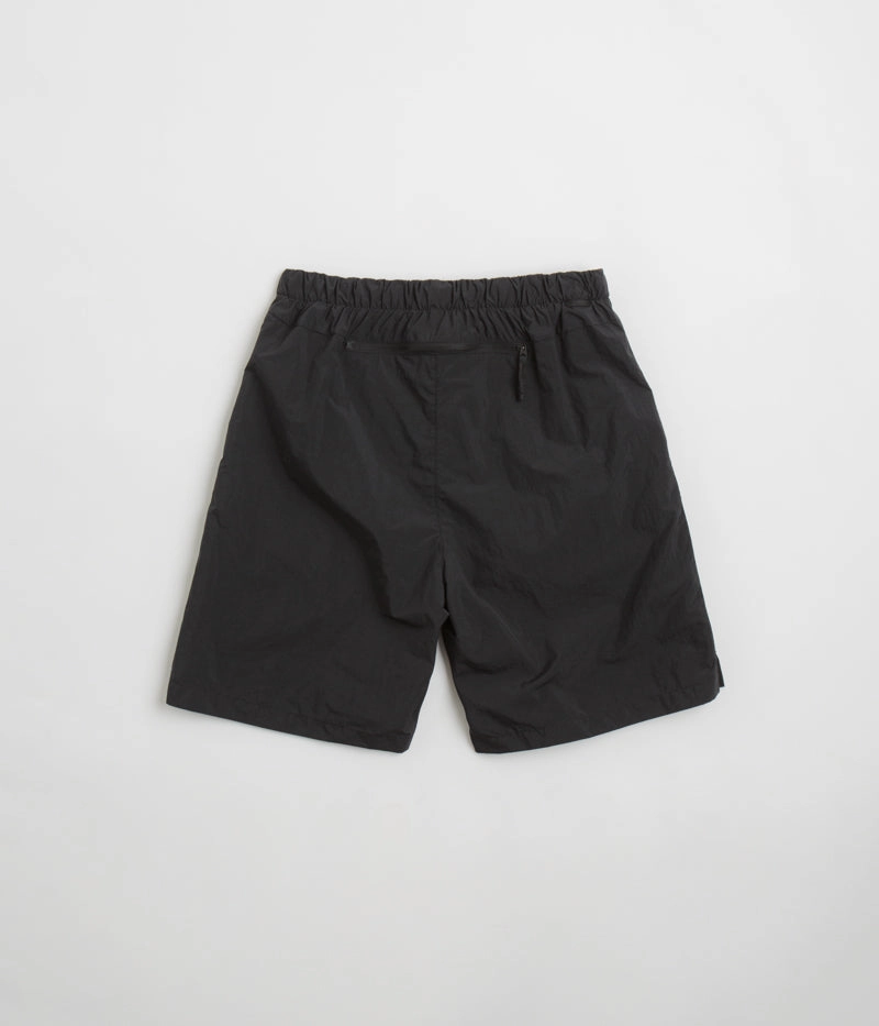 HighBackRise Snow Peak Nylon Tussah 2Way Shorts - Black