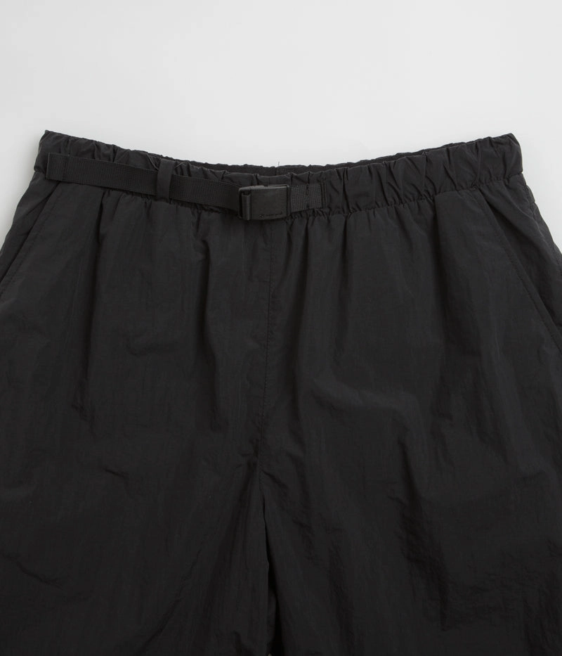 Stylish Fit Snow Peak Nylon Tussah 2Way Shorts - Black