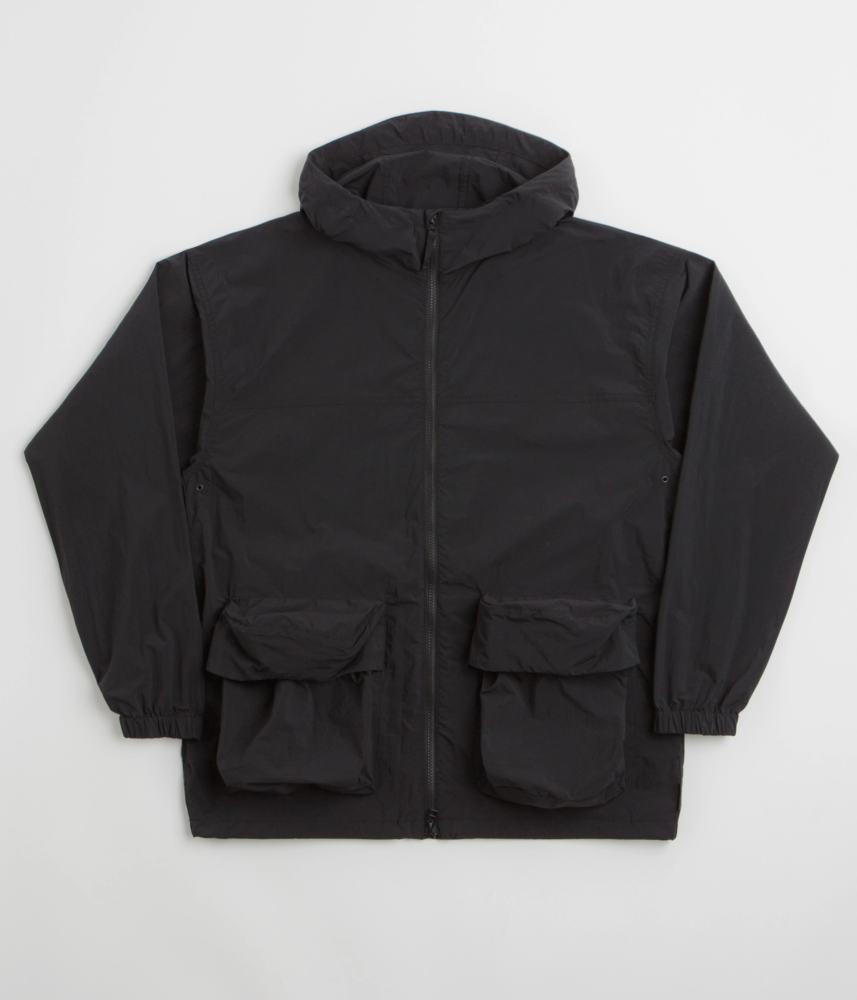 train journey Warm Thinsulate Snow Peak Nylon Tussah Jacket - Black