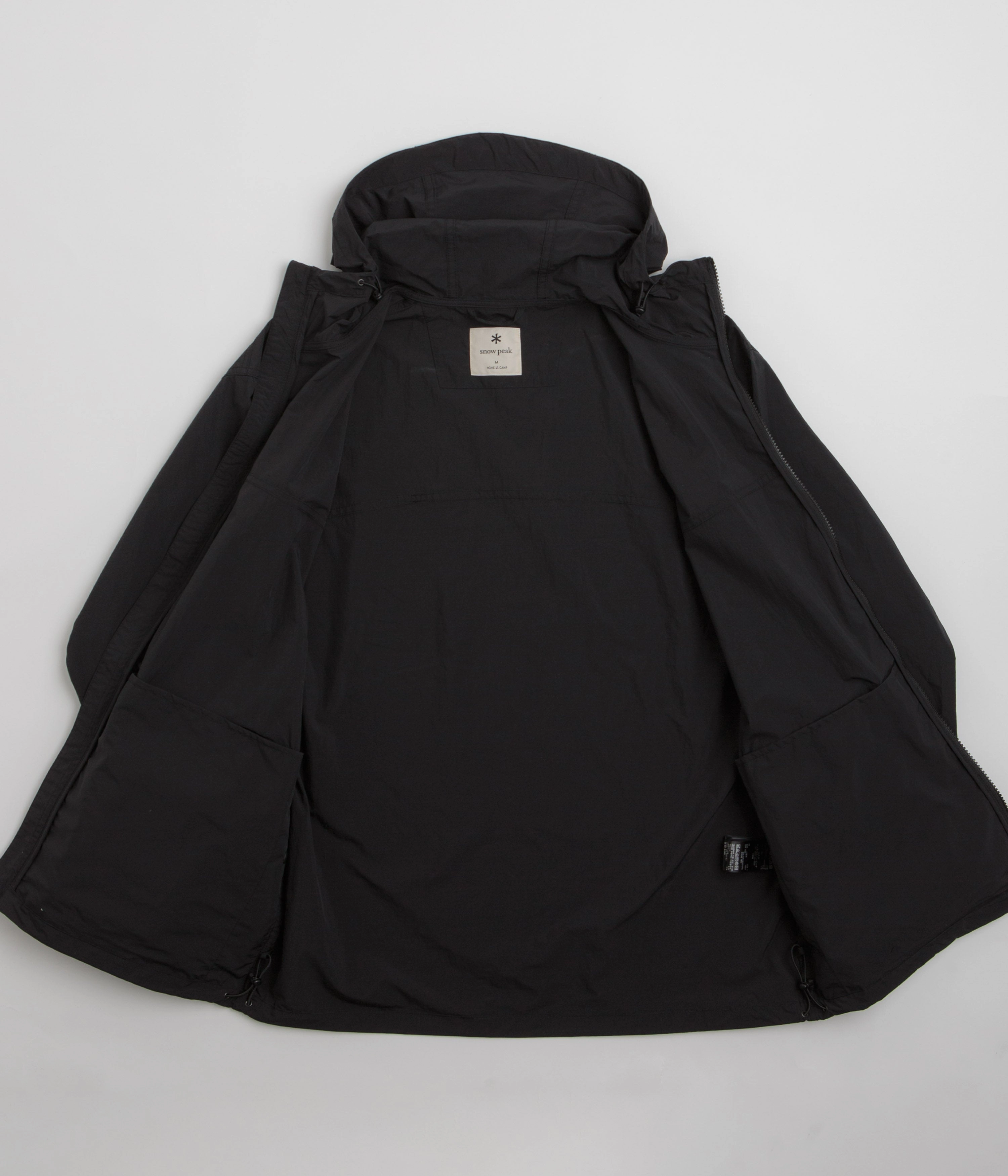 Snow Peak Nylon Tussah Jacket - Black Perspective