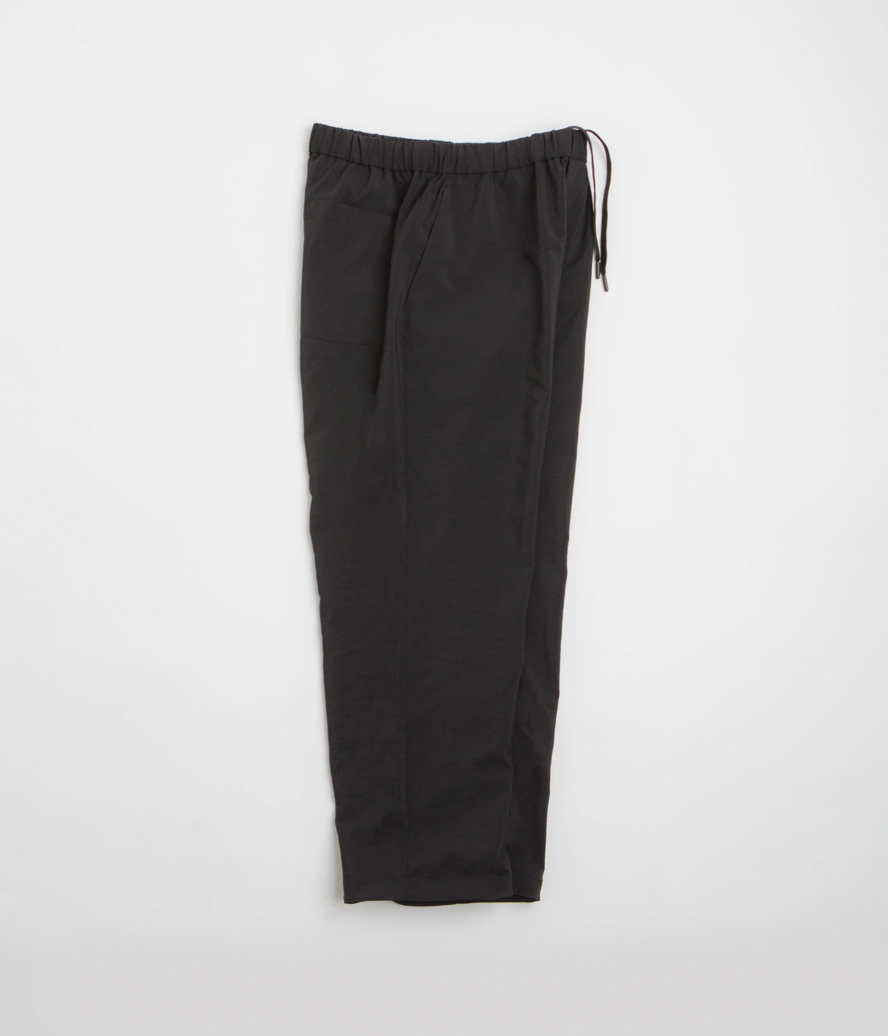 Neutral Style Durable Utility Snow Peak PE Light Poplin Pants - Black