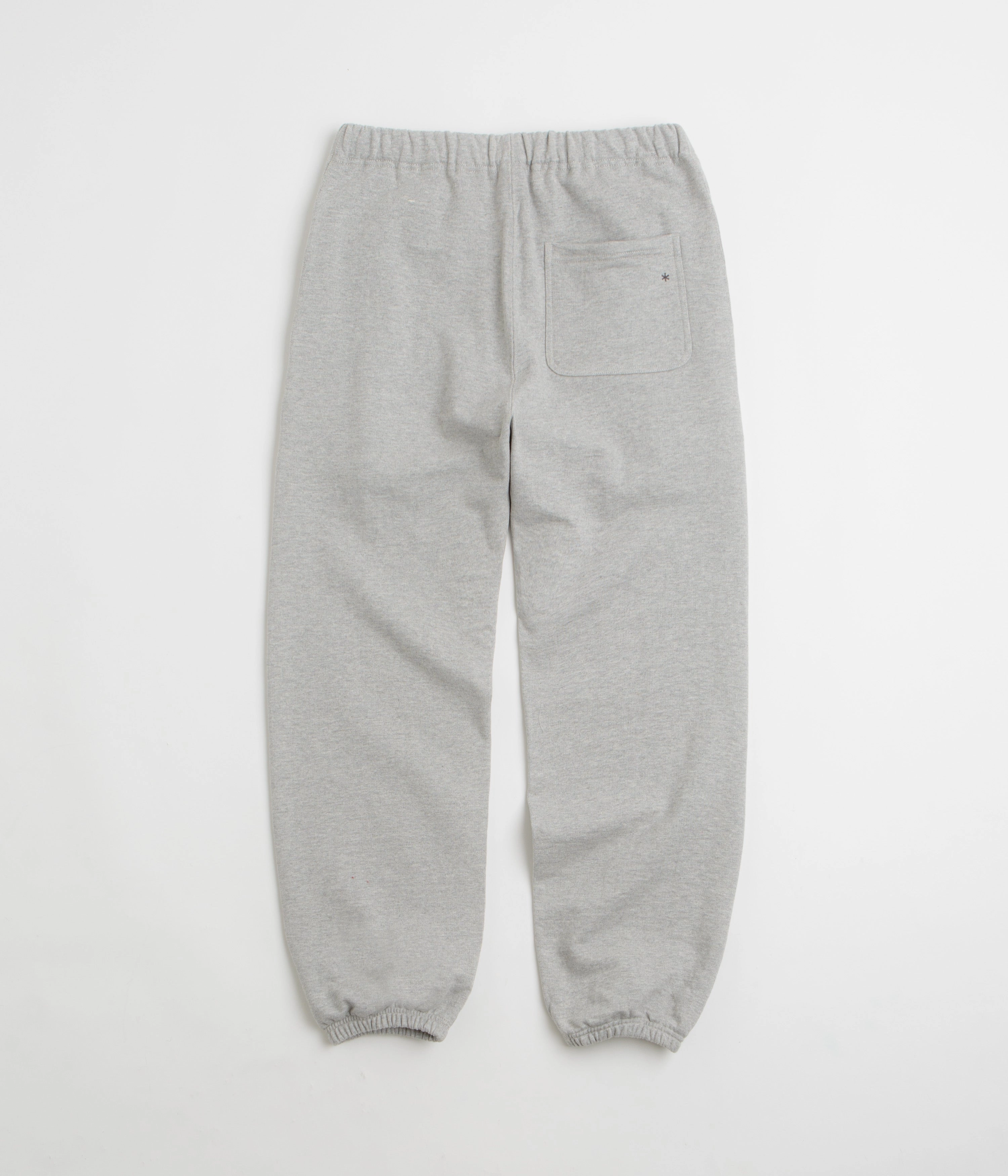 Snow Peak Recycled Cotton Sweatpants - Grey Side zipper High Waist