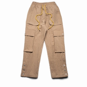 Diet Starts Monday Nylon Cargo Pant - Beige Polish Tone