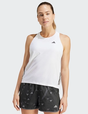Thermoregulating Material Own The Run Tank Top - White