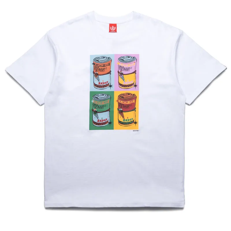 Trend-setting Ice Cream Warbucks Tee - White