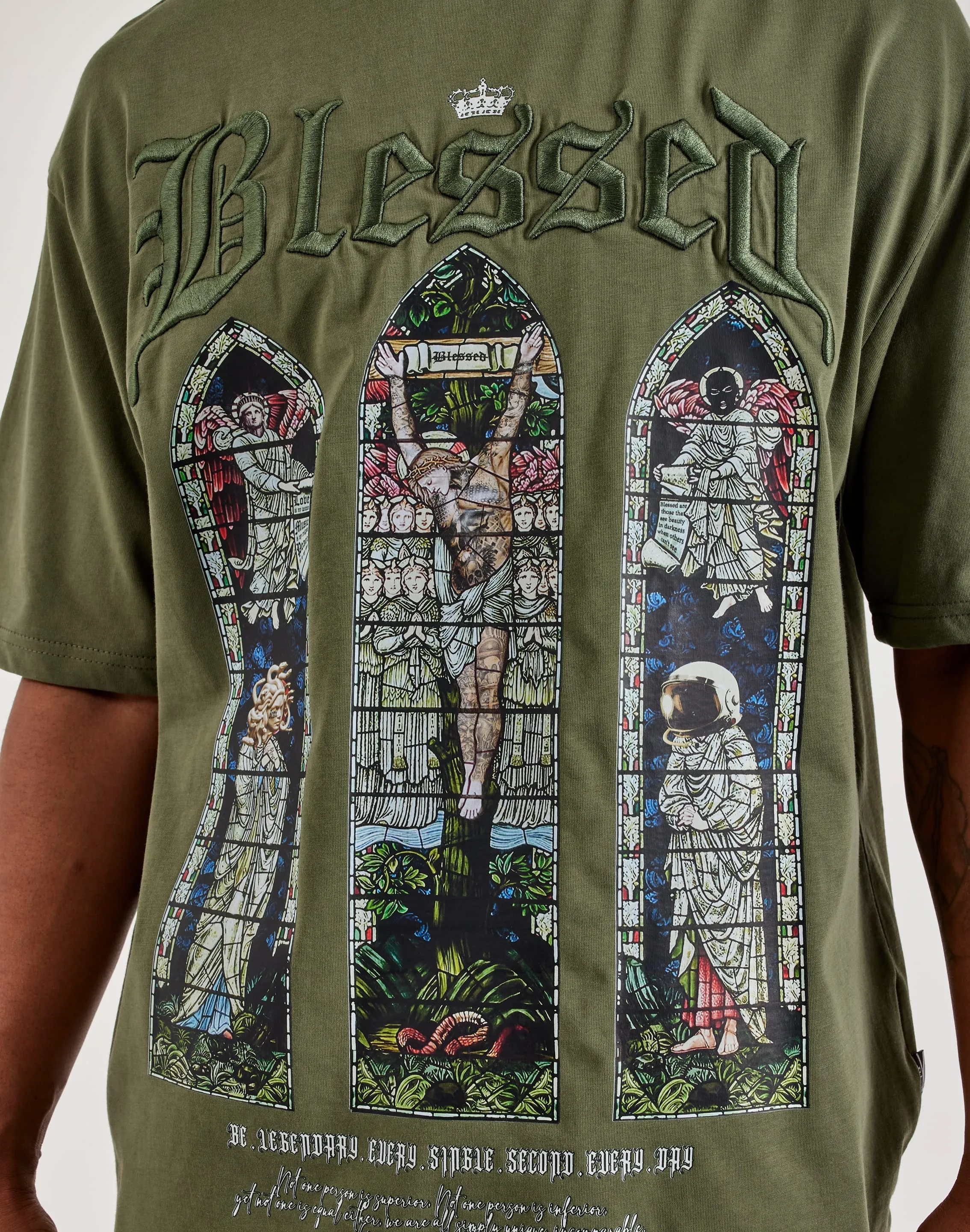 Blessed UK Be Legendary Tee Quick Wear Love Glow