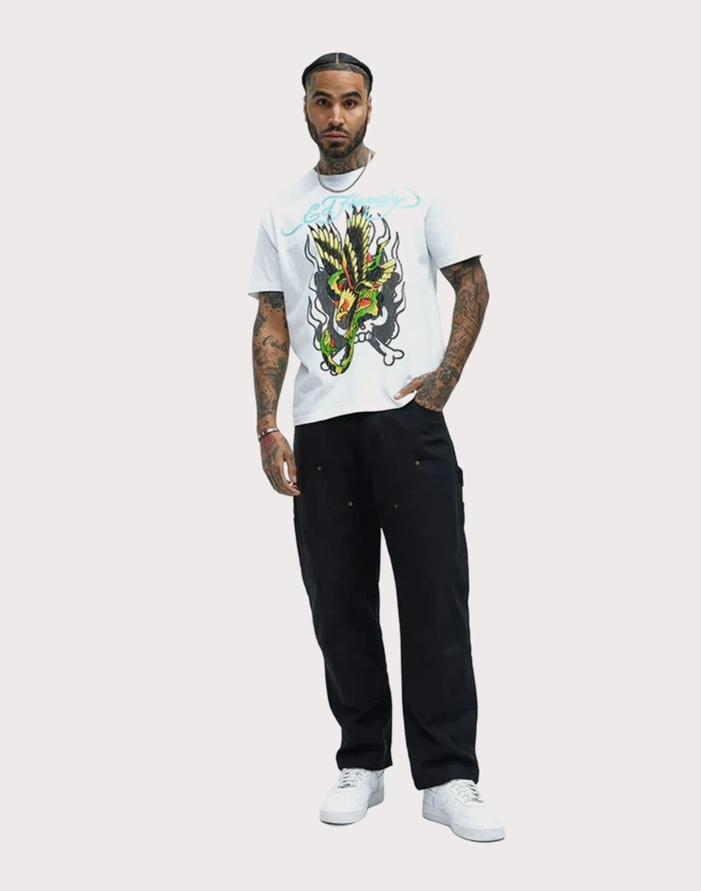 Polish Glow Ed Hardy Snake Eagle Tee