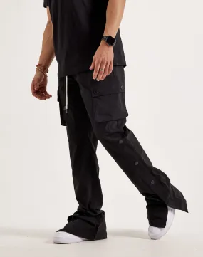Kloud 9 Nylon Flare Cargo Pants Forest Air AntiPilling Technology
