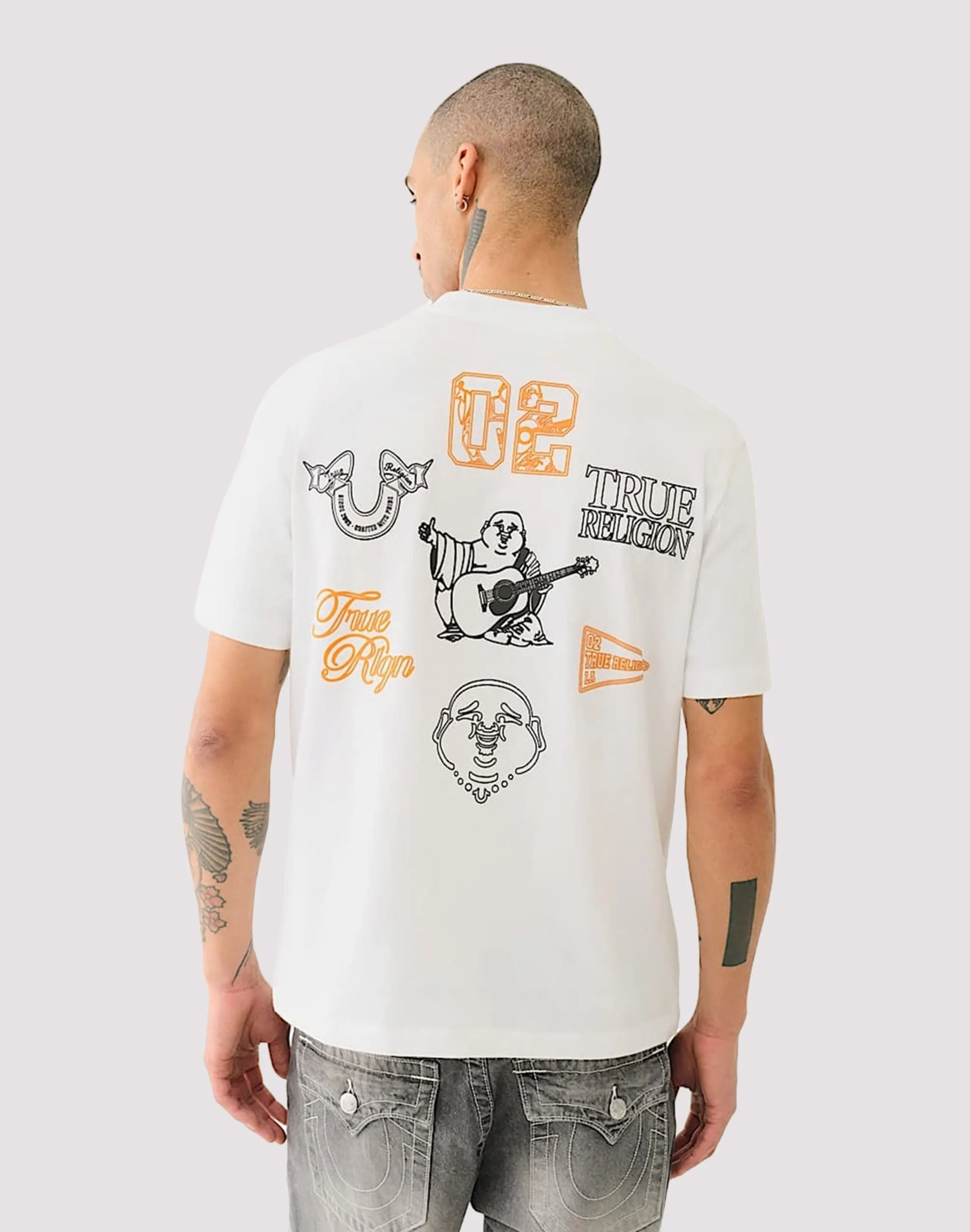 MultiPocket System True Religion Multi Logo Tee
