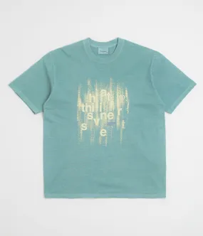Resilient Collar Interlining arcade event thisisneverthat Brushed Paint T-Shirt - Emerald