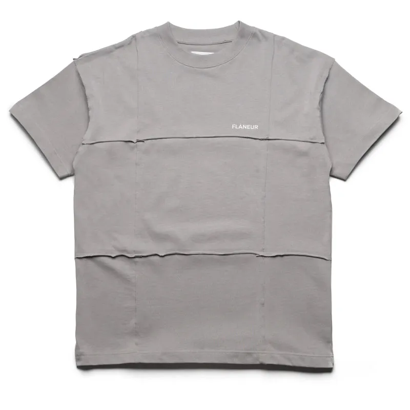 Retro Flaneur Cut & Sew Tee - Concrete Grey