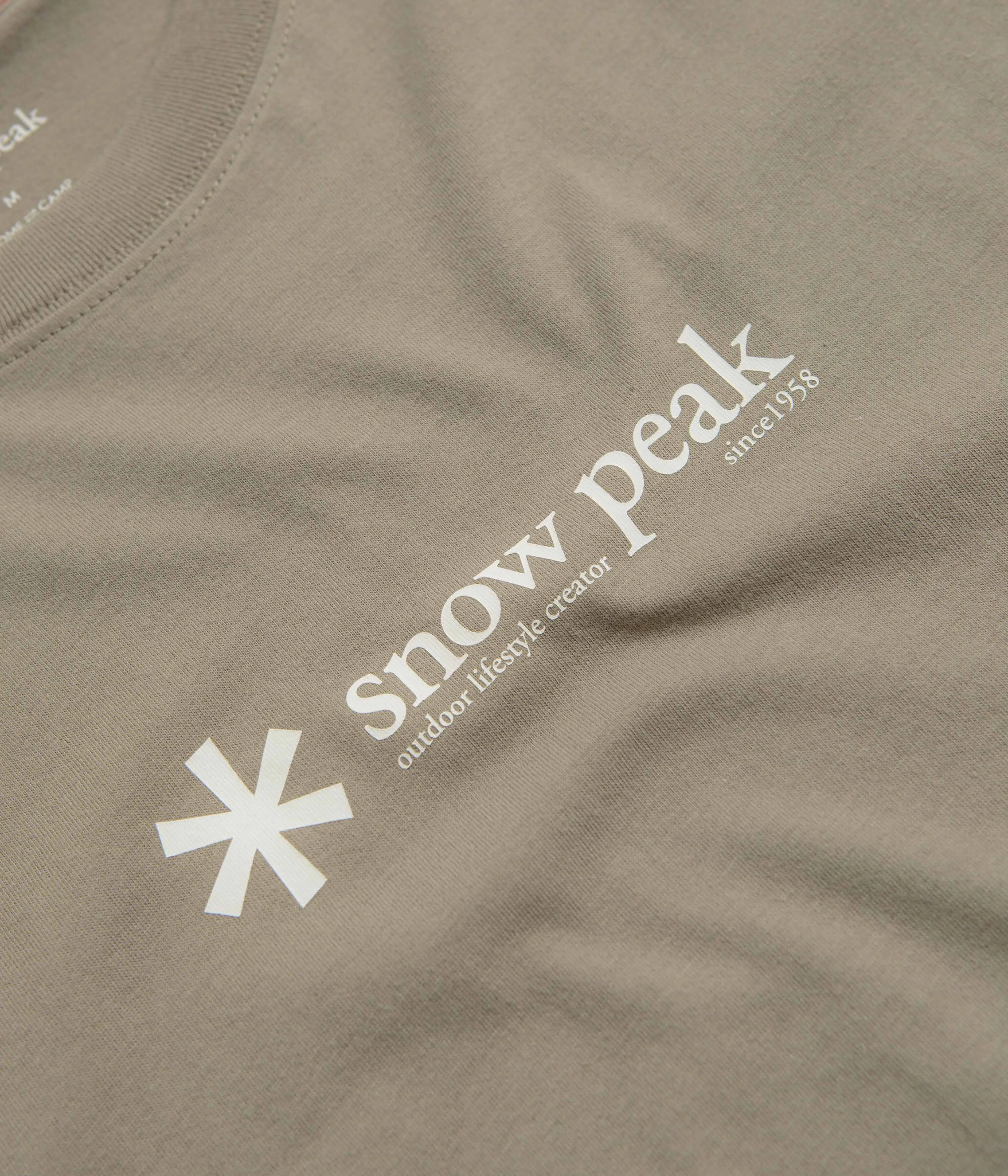 flared silhouette Snow Peak Logo T-Shirt - Pro