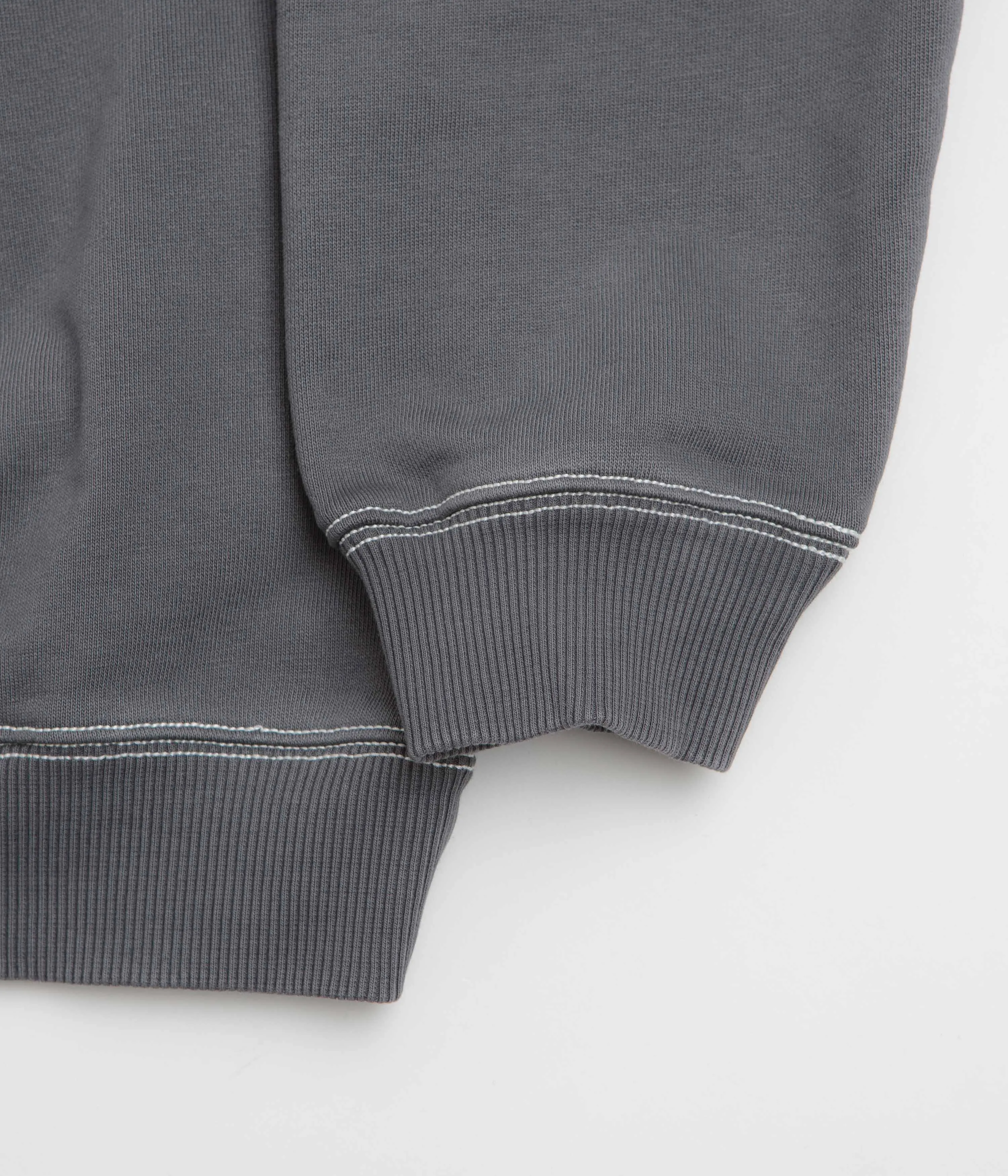 product availability product team spirit Butter Goods Crust Crewneck Sweatshirt - Washed Charcoal