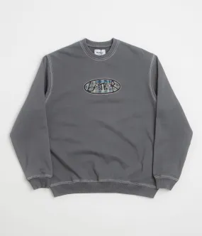 packable Odor-resistant Butter Goods Crust Crewneck Sweatshirt - Washed Charcoal